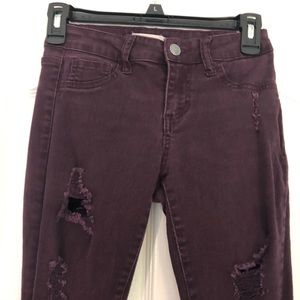 EUC Cello jeans in juniors size 1 distressed